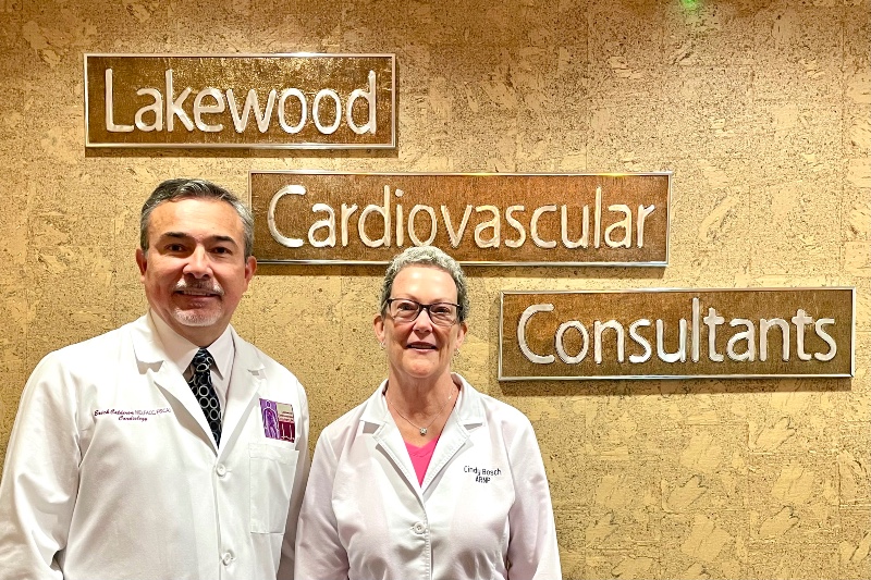 Erick E. Calderon, MD, FACC, FSCAI, and Cynthia Bosch, Lakewood Cardiovascular Consultants image